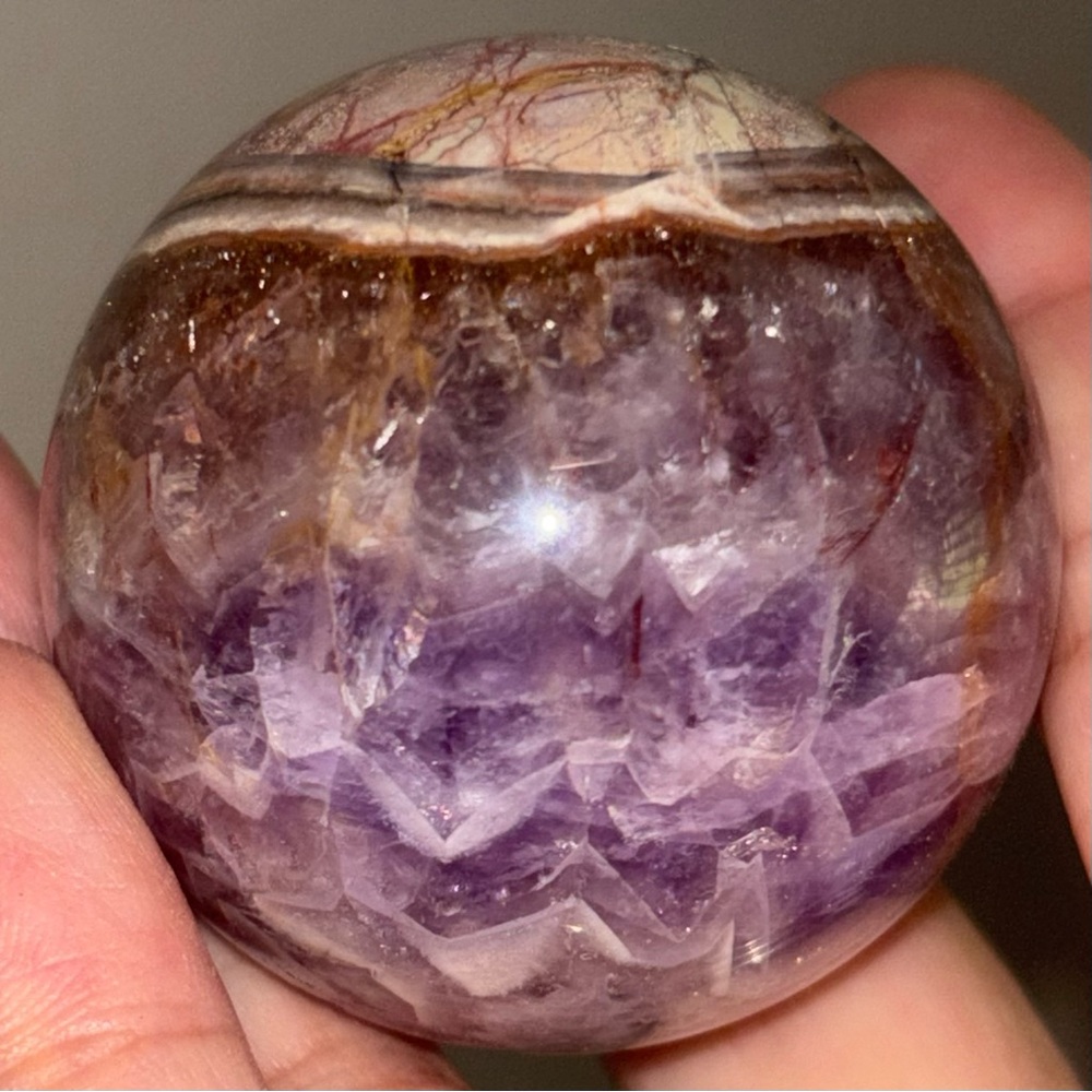 Crazy Lace Agate with Dream Amethyst